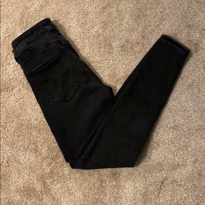 American Eagle Next Level Stretch black jeggings